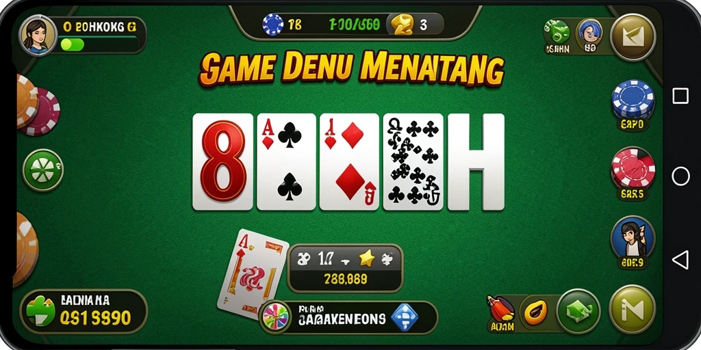 Tampilan gameplay menarik dan seru dari 8HHH.
