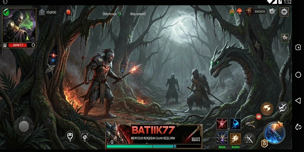 Tangkapan layar gameplay <strong>BATIK77</strong> yang menampilkan suasana Horror yang mencekam.