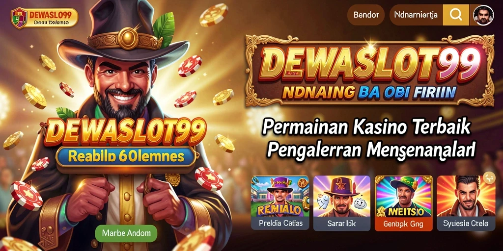 Tangkapan layar utama DEWASLOT99 menunjukkan gameplay yang menegangkan dan menghibur.