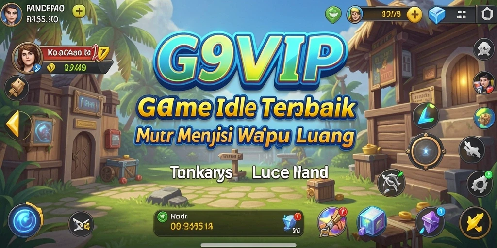 Screenshot G9VIP menampilkan gameplay Idle yang menarik dan menghibur.