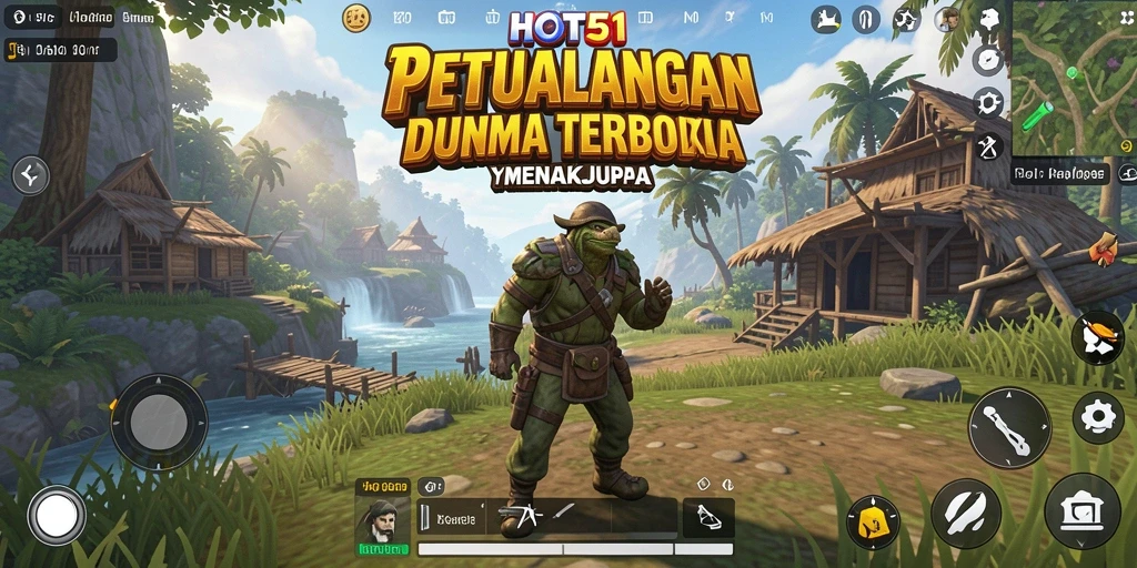 Screenshot utama HOT51 menampilkan gameplay menarik di dunia terbuka.