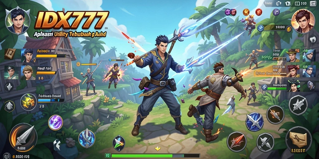 Screenshot gameplay aplikasi Utility IDX777 yang menampilkan antarmuka yang user-friendly.
