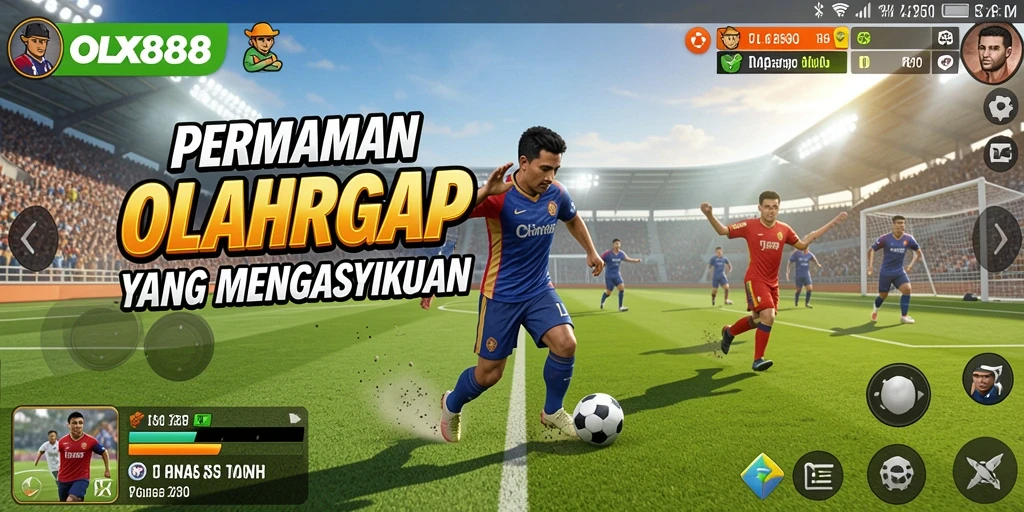 Tampilan gameplay seru di OLX888 dengan berbagai cabang olahraga.