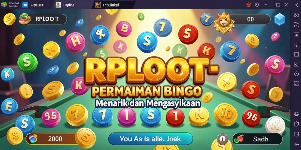Gameplay mengasyikkan RPLOOT yang menampilkan Bingo seru.