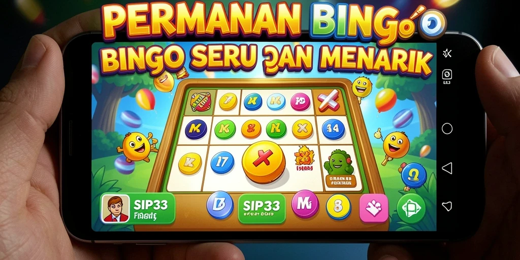 Tampilan gameplay SIP33 yang seru dan dinamis saat bermain Bingo.