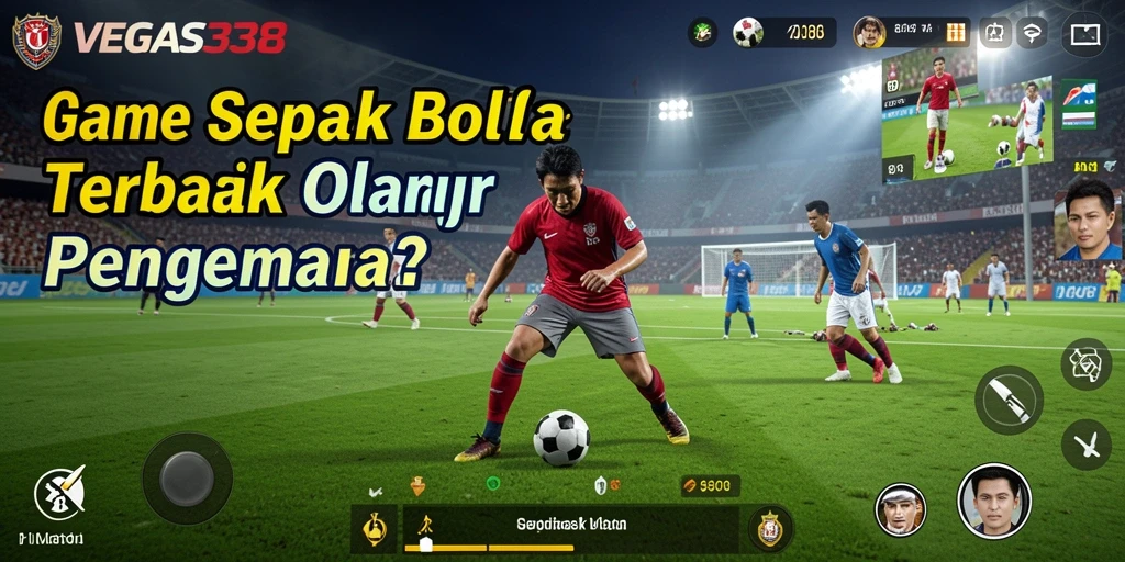 Tampilan gameplay mendebarkan di <strong>VEGAS338</strong> dalam pertandingan sepak bola.