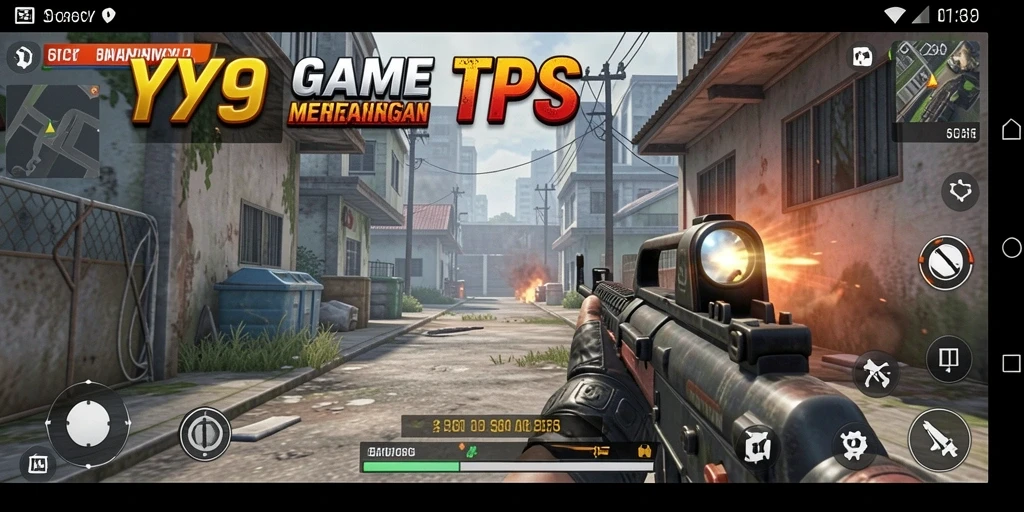Tampilan gameplay seru di dalam Y89 dengan karakter dan senjata yang menarik.